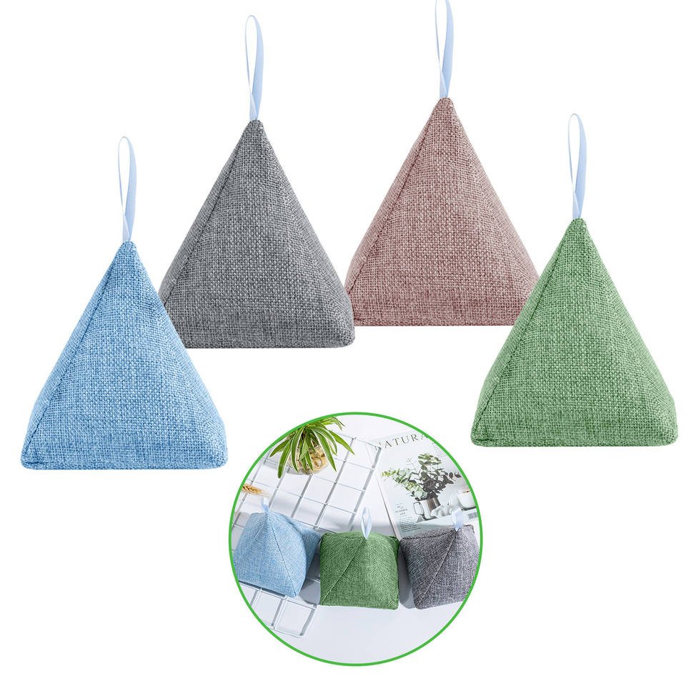 Pyramid Shape Air Purifying Bag Air Freshener Bag Filters Air Activated Carbon Bag For Home and Car Decorate