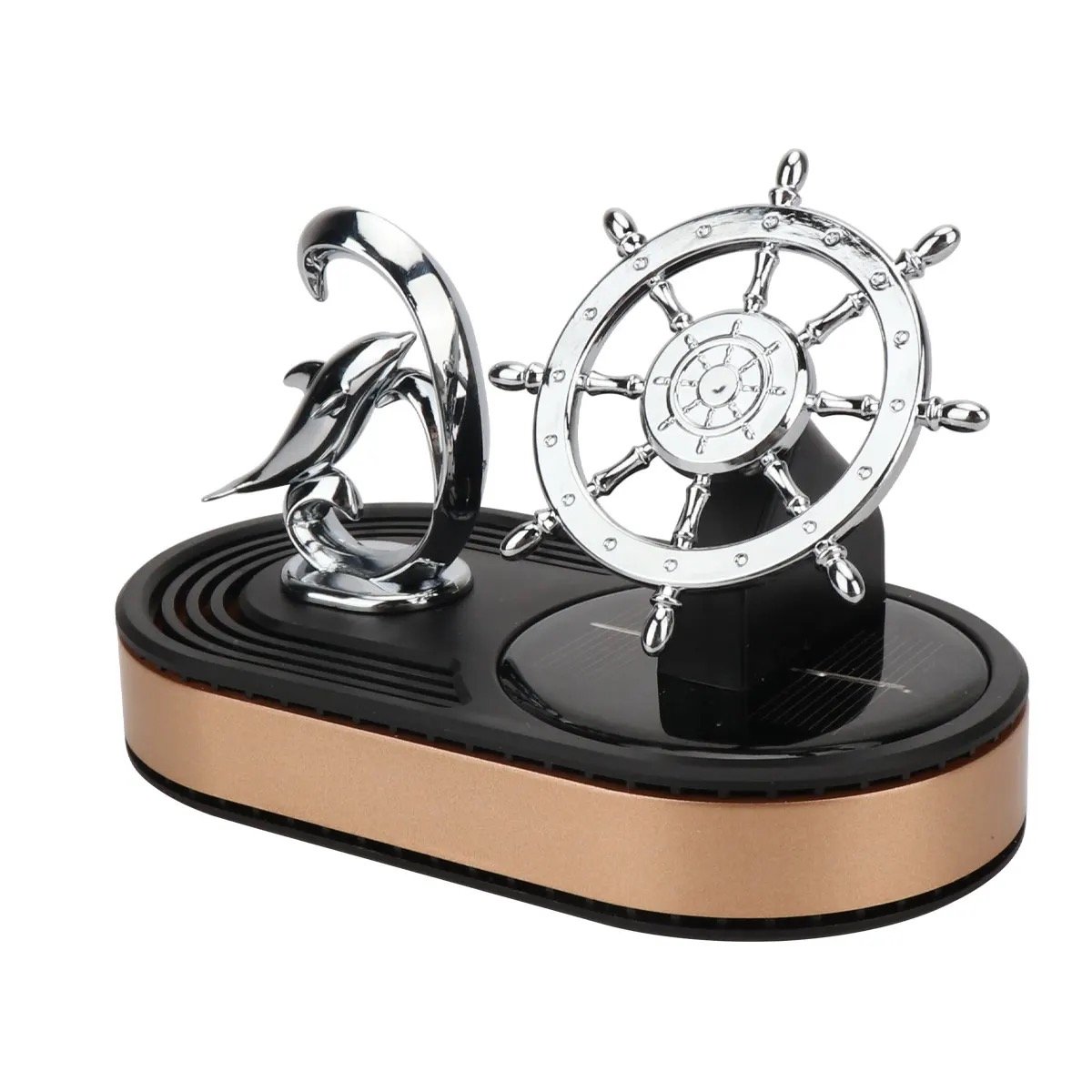 Rotating rudder perfume car solar aromatherapy car deodorant deodorizing interior center console ornaments