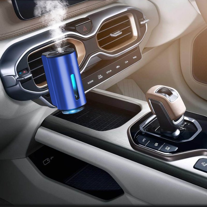 Customized Rechargeable 3 Refill Scents Scent Diffuser Smart Air Freshener Essential Air Fragrance Car Aromatherapy for Vehicle