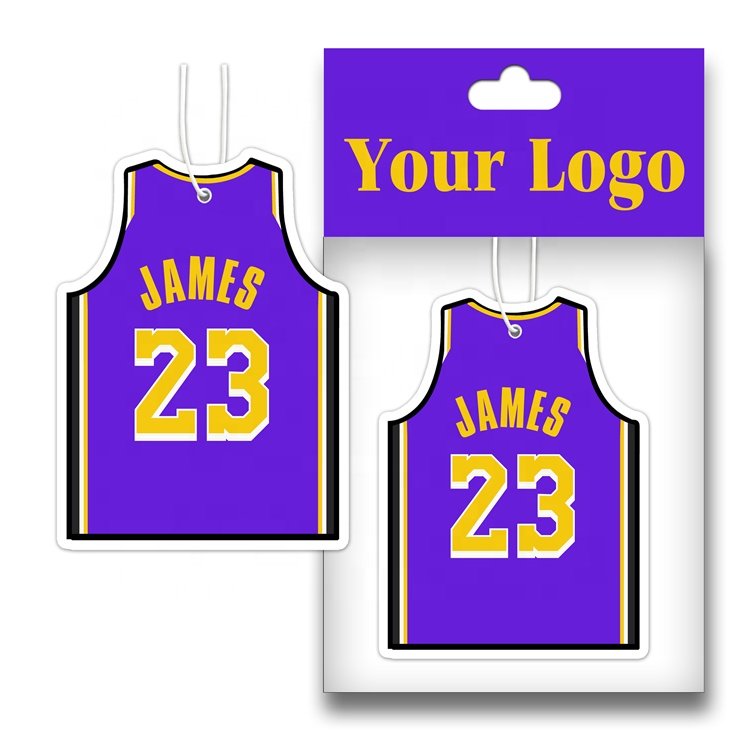 Customized Promotional Shaped Paper car Air freshener Hanging