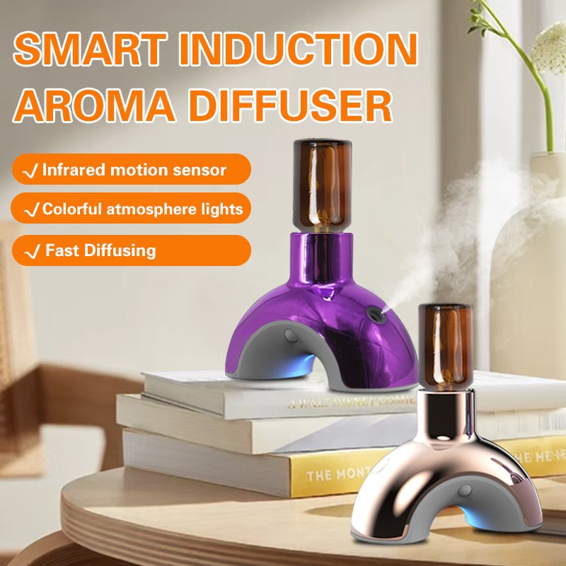 Air Purifier Vaporizer Car Freshener Infrared Intelligent Sensor Inverted Smart Aromatherapy Essential Oil Scent Aroma Diffuser