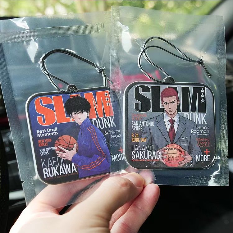 Custom Designed Paper Car Air Freshener Strong Long-Lasting Scent Features Apple Three Different Cologne Pear Cool Style Logo