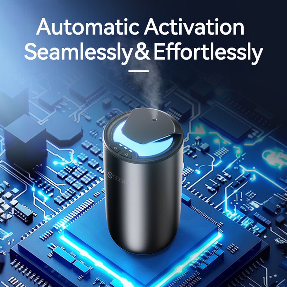 SCENTA Waterless Pure Essential Oil Scent Diffuser Machine,Wholesale Wireless Premium Smart Aroma Diffuser Air Freshener for Car