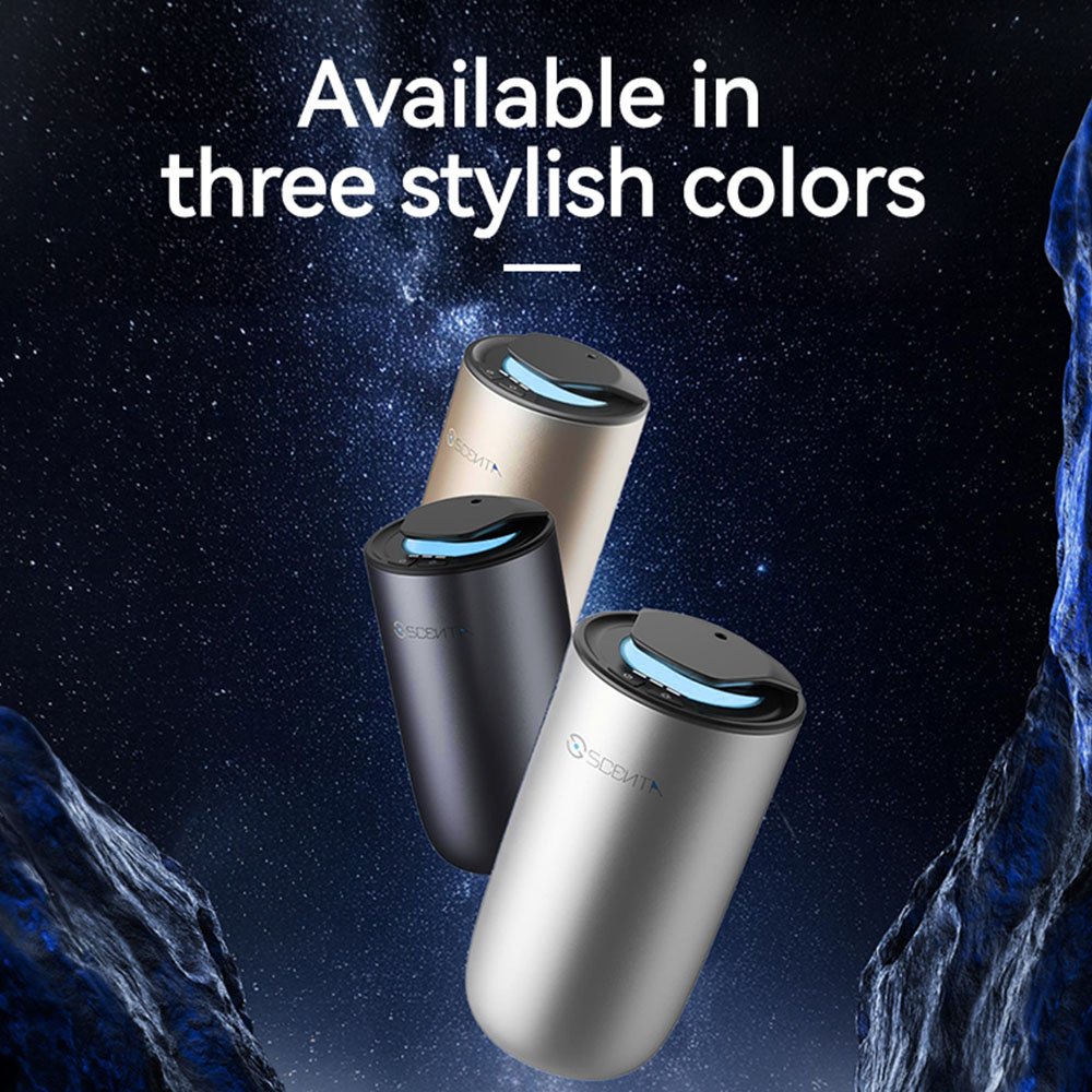 SCENTA Waterless Pure Essential Oil Scent Diffuser Machine,Wholesale Wireless Premium Smart Aroma Diffuser Air Freshener for Car