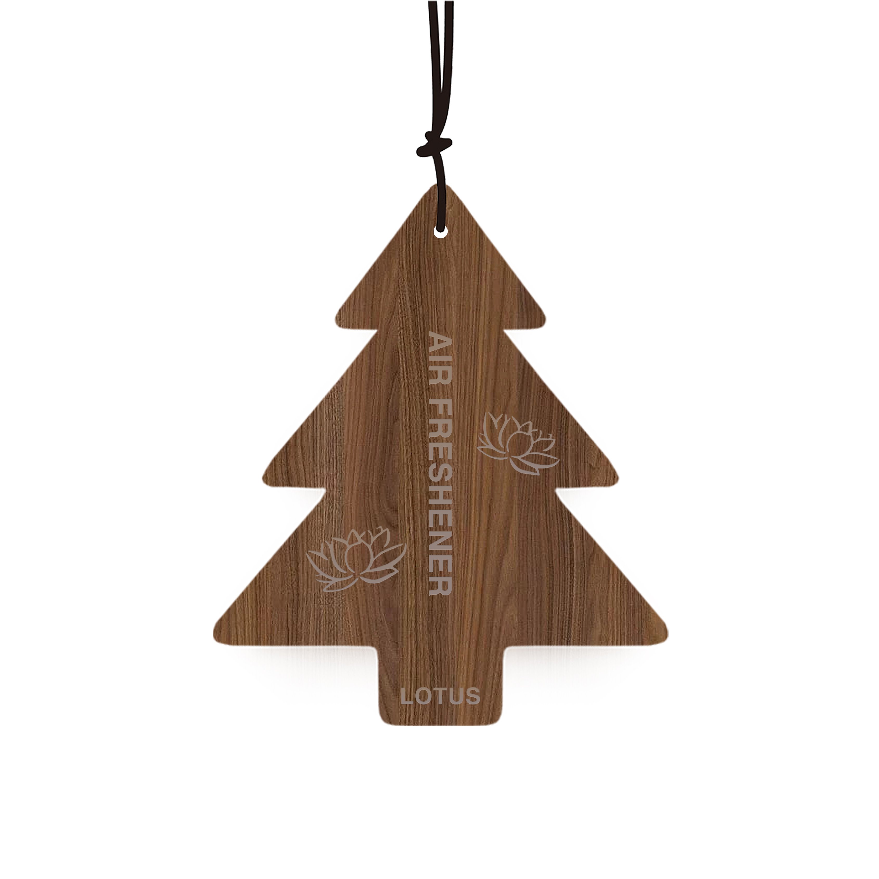 Wholesale Air Freshener Wood Car Freshen hanging Christmas Tree Gift Custom Air Freshener For Car