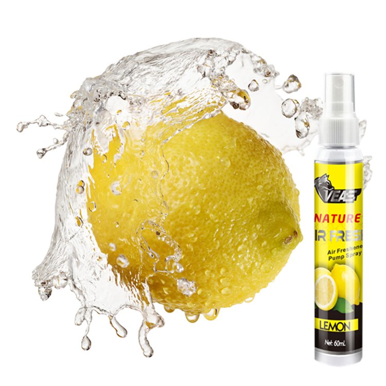 60 ml de spray de aire comprimido para que la gente sienta limon fresco natural