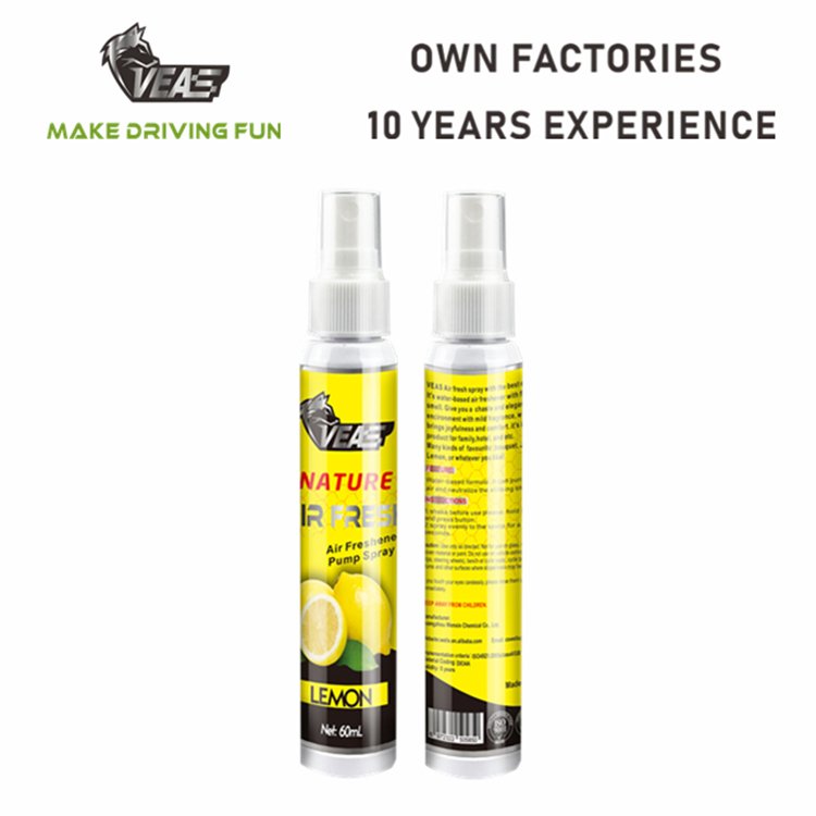 60 ml de spray de aire comprimido para que la gente sienta limon fresco natural