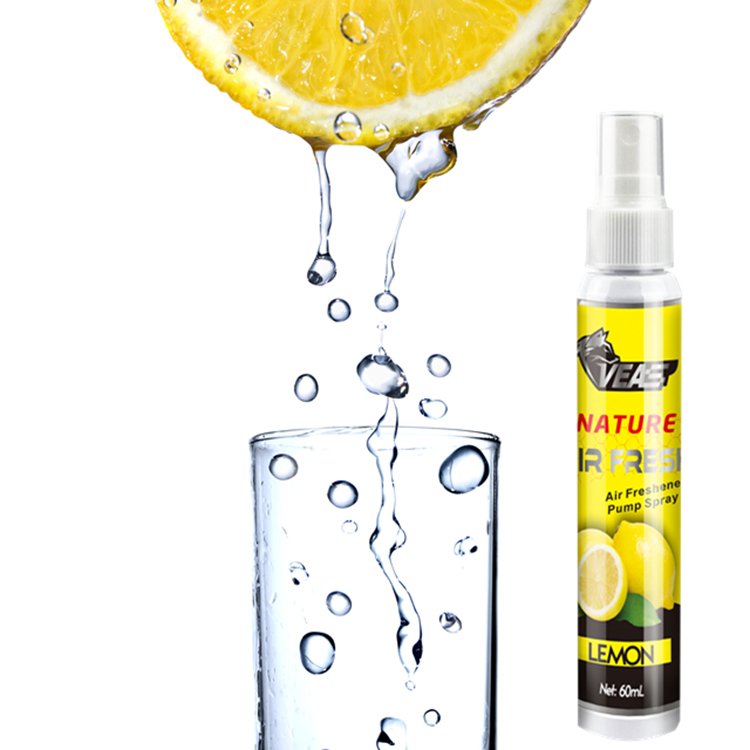 60 ml de spray de aire comprimido para que la gente sienta limon fresco natural