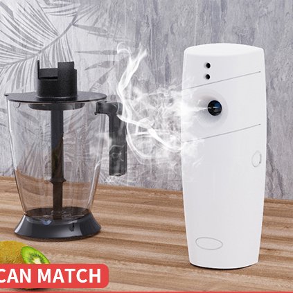 Toilet Automatic Wall Mount Perfume Spray Aerosol Dispenser Light Sensor Battery Operated Air Freshener Dispenser