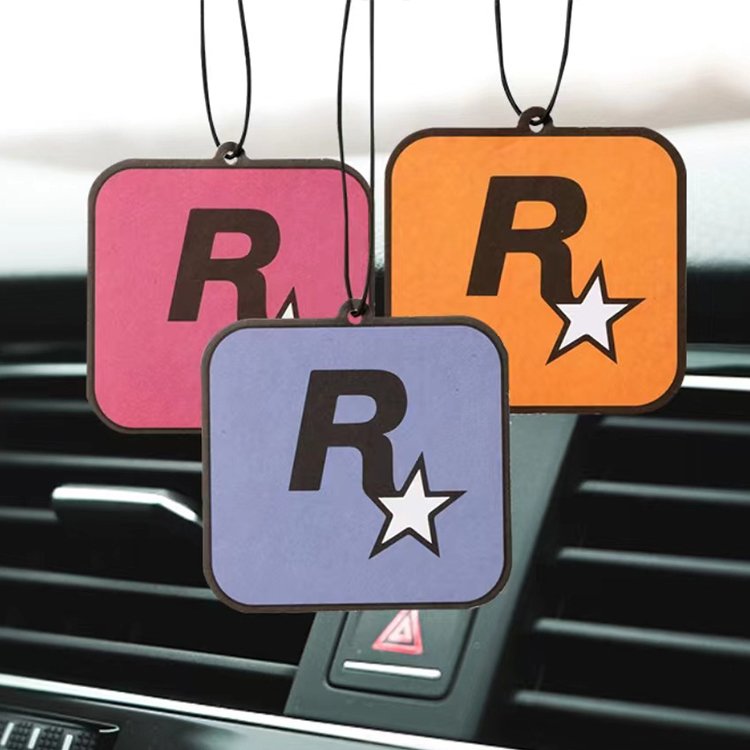 Huati Sifuli RubioAroma Wholesale car wood perfume auto perfume dashboard flavors paper cards for the car
