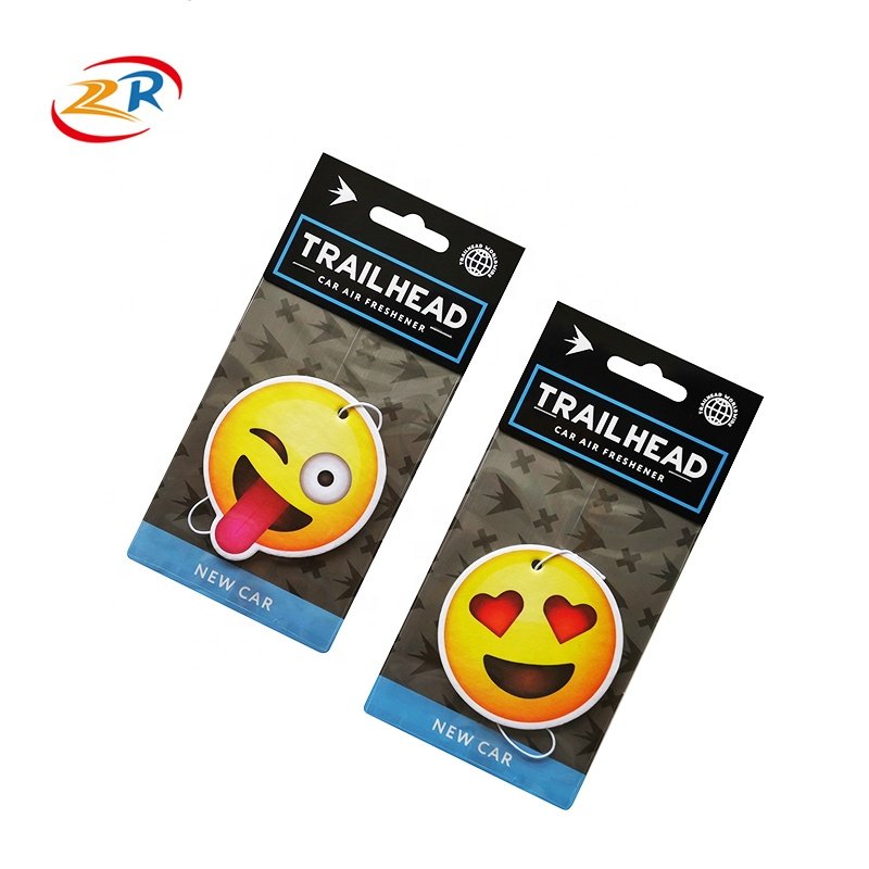 Custom Free Sample Scented Hanging Scented Cotton Paper Car Air Freshener