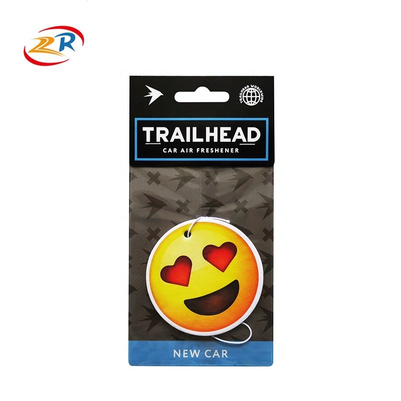 Custom Free Sample Scented Hanging Scented Cotton Paper Car Air Freshener