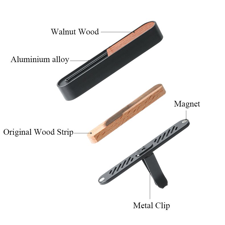 Luxury Car Fragrance Diffuser Air Freshener Vent Clips Scents Diffuser Car Freshener with Long Lasting Fragrance Stick Best Gift