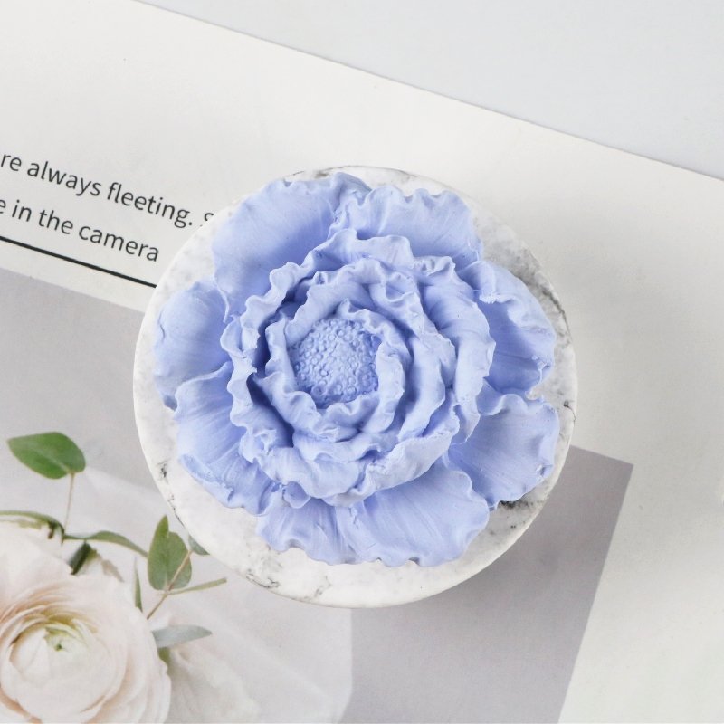 Home Fragrance Decoration Gift Set Logo Customized Air Freshener Scented Ceramic Essential Oil Porcelain Aroma Flower Diffuser