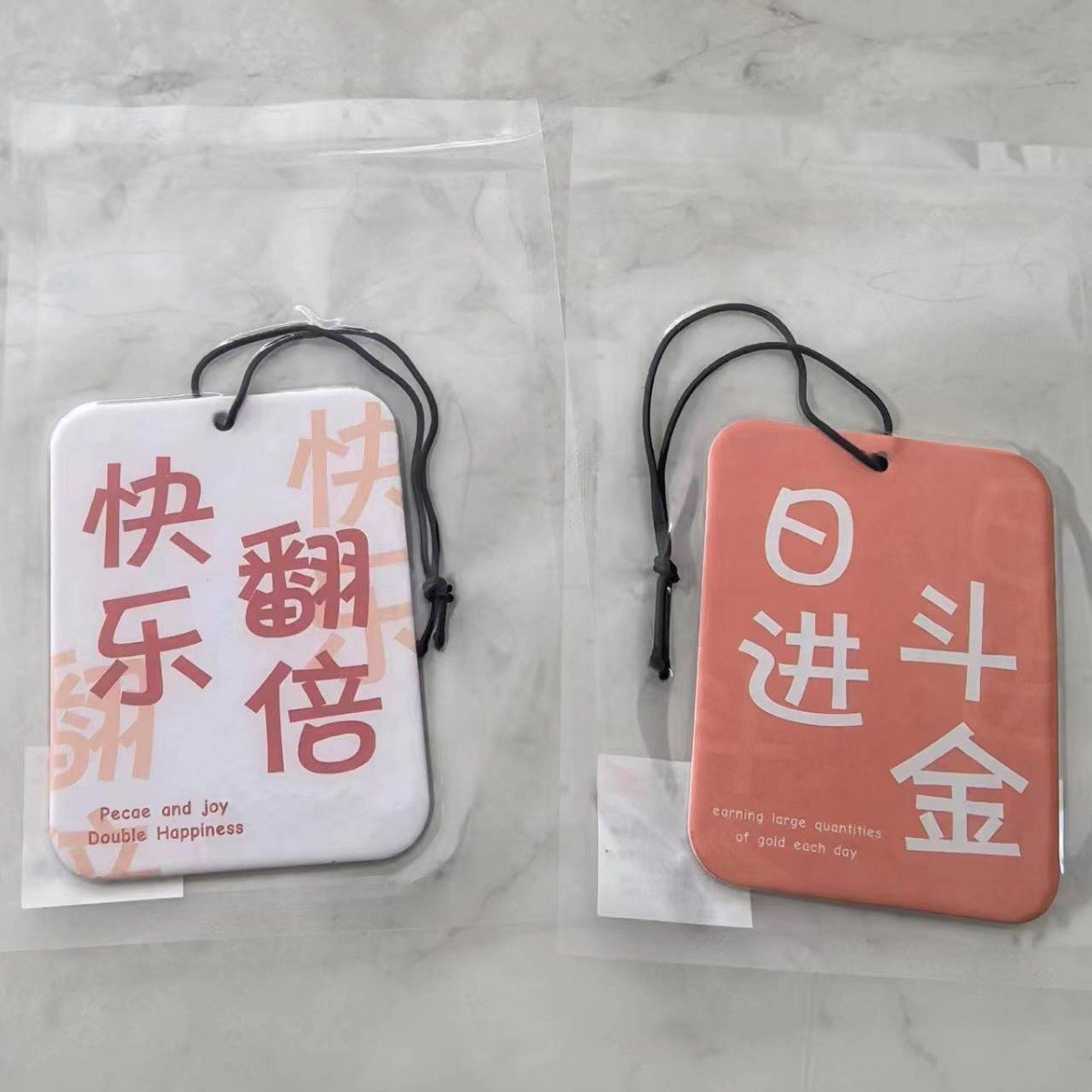 Manufacturer design high quality multi-fragrance air freshener long lasting perfume custom car freshener