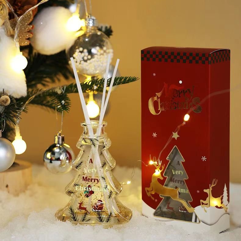 Christmas Car Outlet Air Freshener Resin Santa Claus Snowman Car Vent Perfume Clip Decoration For Gift