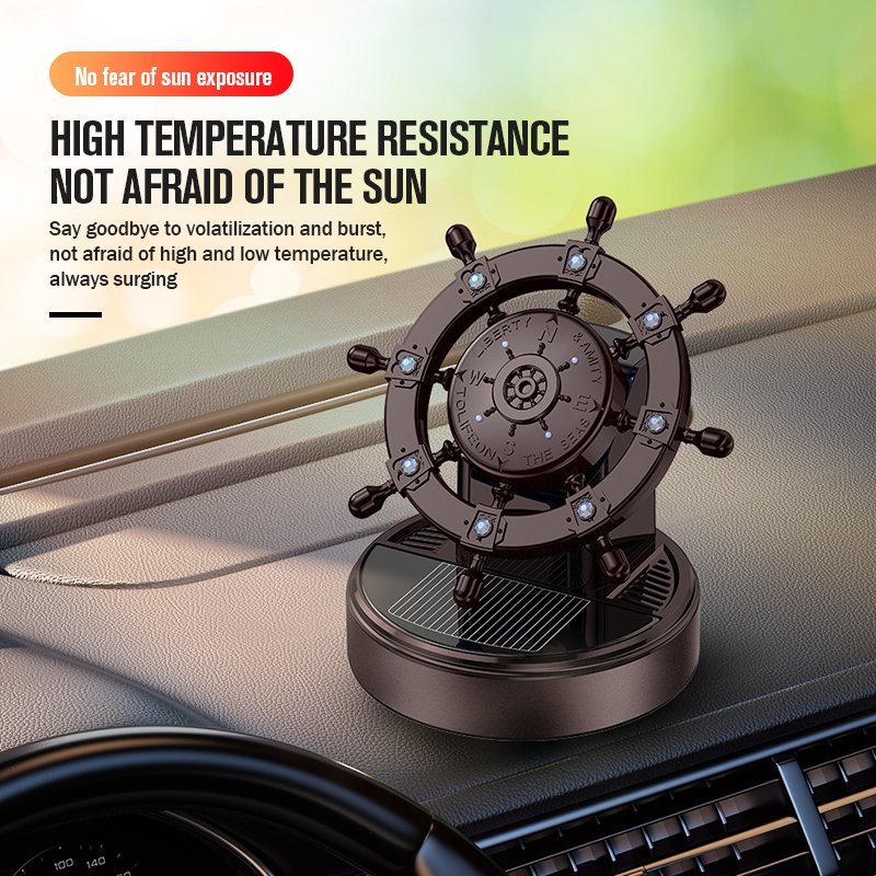 car air freshener solar energy rotating car top dashboard unique gadgets unique gadgets