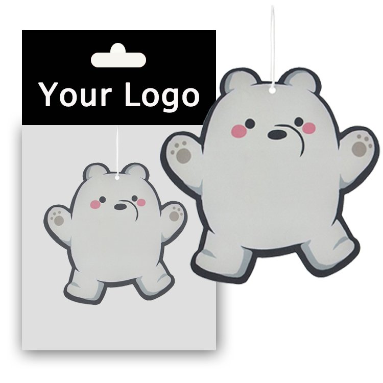 Custom Scent Paper Car Air Freshener With Custom Logo Printing
