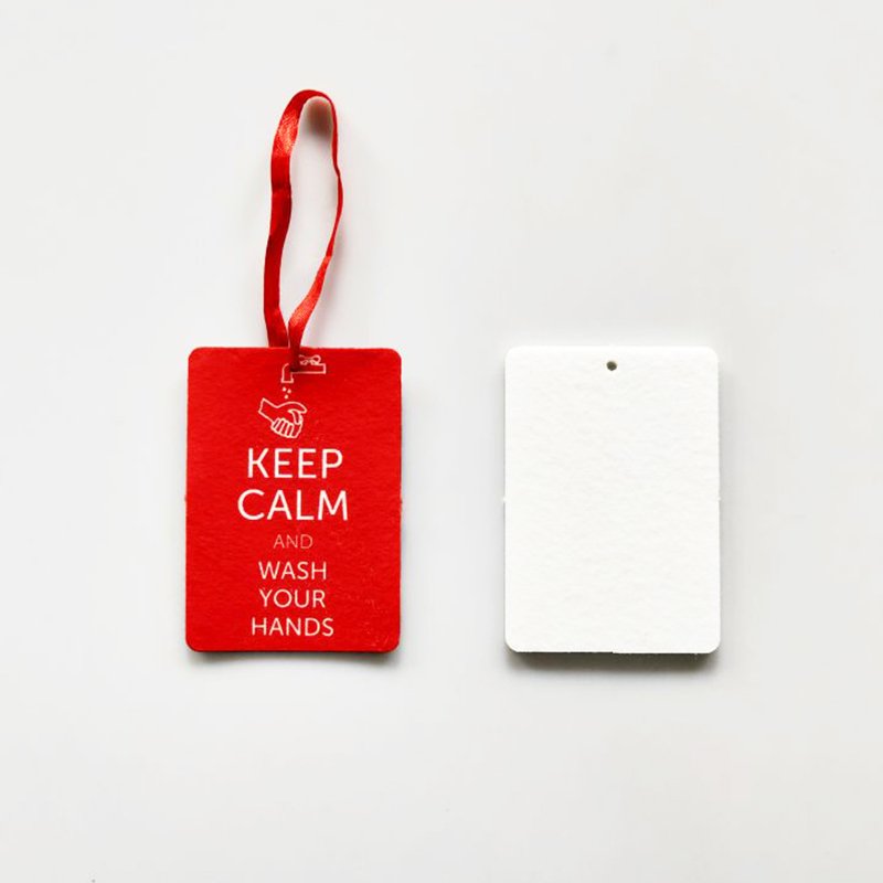 Qualisub Hot selling felt Car Air Fresheners 8pcs/sheet Square Shape Sublimation Air freshener Blanks