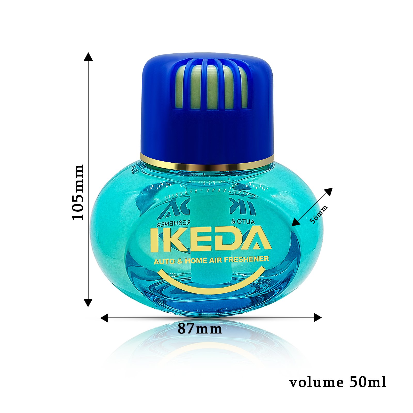Ikeda Air Freshener Car Liquid Air Freshener Clip Car Perfume Diffuser In-Car Fragrance