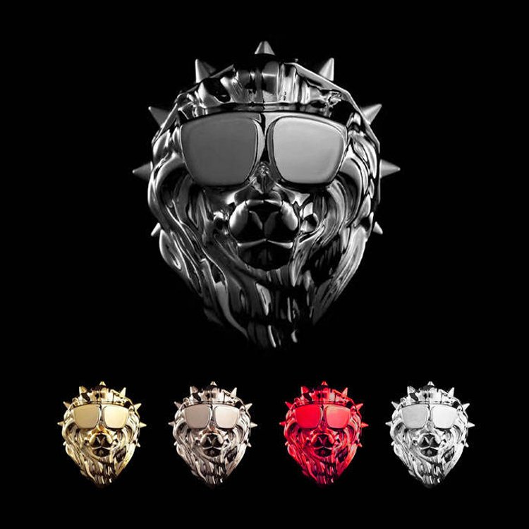 Most Popular High Quality American Car Freshener Car Air Perfume With Lion Head With Liquid Perfume Smells