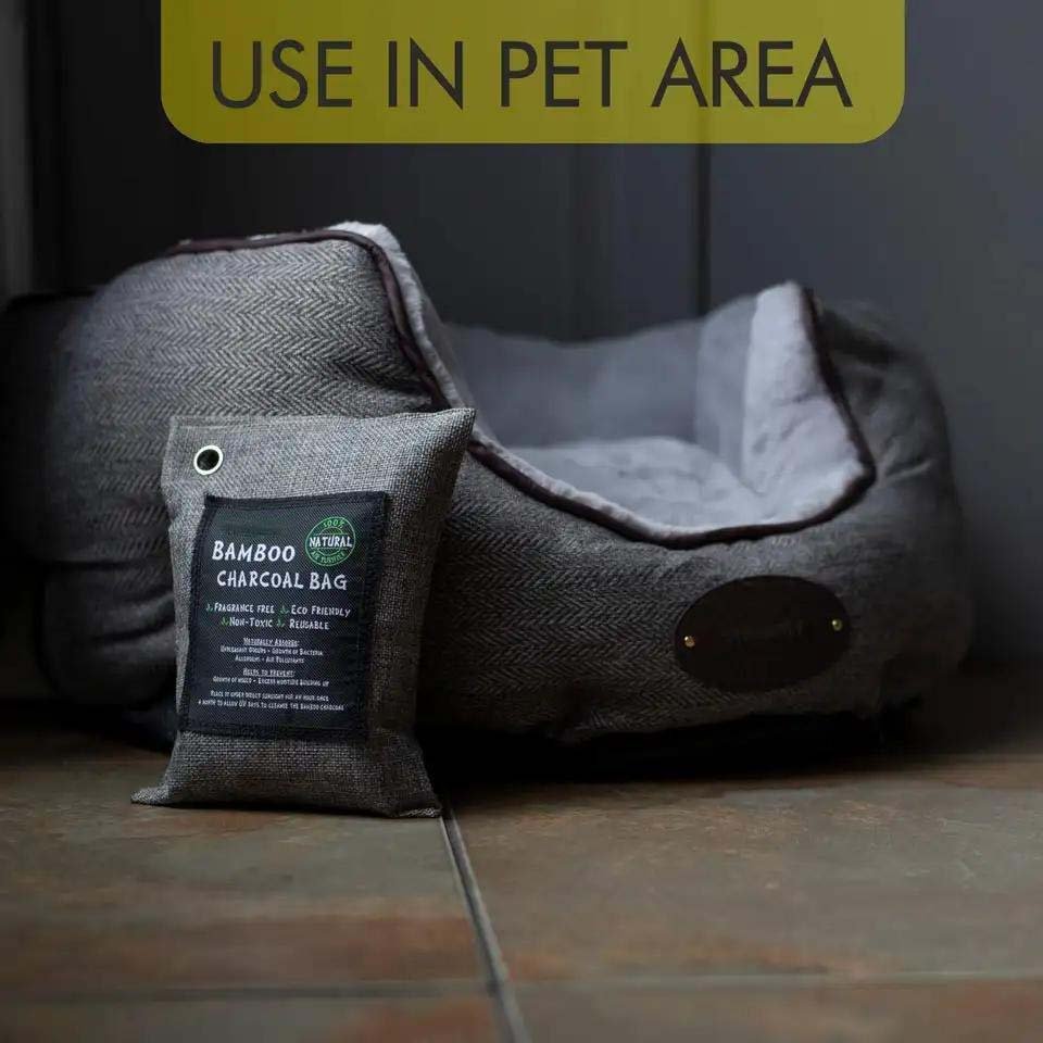 LEGREEN Bamboo Charcoal Air Purifying Bag Shoe Deodorizer Air Fresheners Refrigerator Odor Eliminator