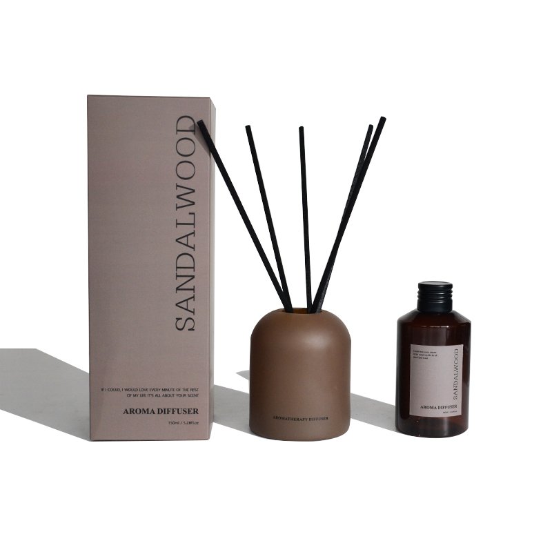 150ml Reed Diffuser Ready To Ship Fragrance Diffuser Glass Bottle With Refill Oil OEM ODM Glass Packaged