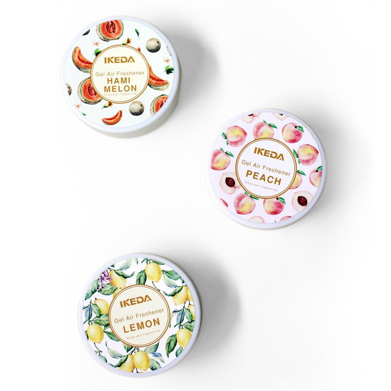 IKEDA Custom Logo Car Freshener Original Luxury Air Freshener Card Gel Air Freshener Gel Liquids