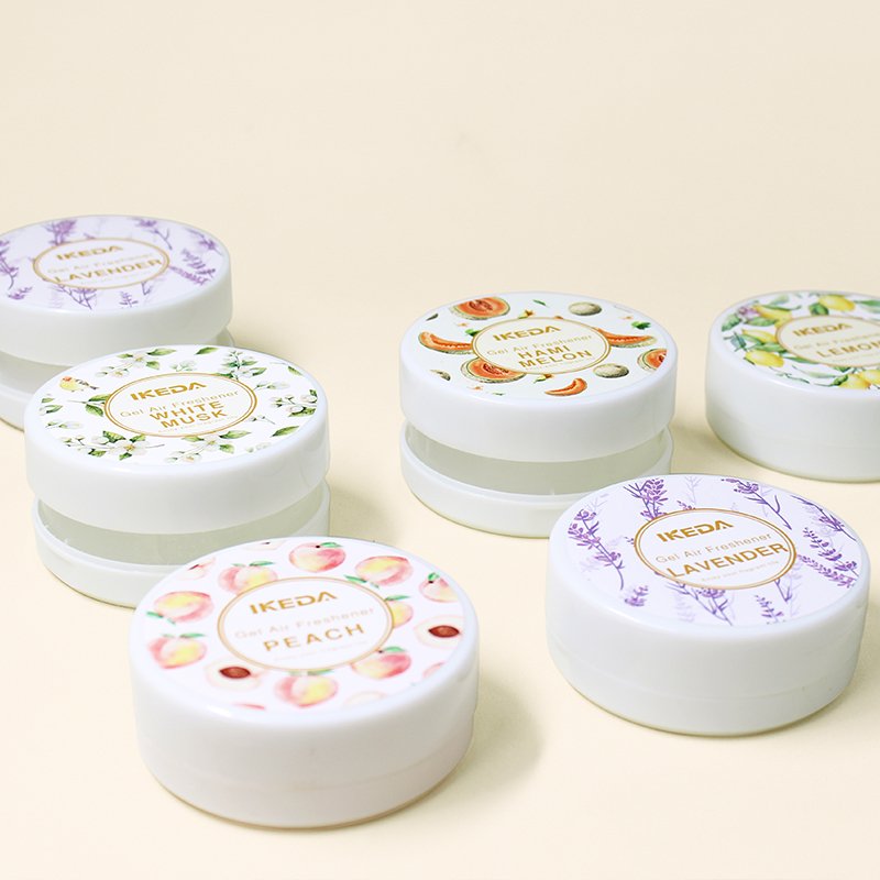 IKEDA Custom Logo Car Freshener Original Luxury Air Freshener Card Gel Air Freshener Gel Liquids