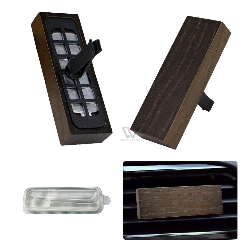 Custom Luxury Aromatic Wood Diffuser Car Perfume Diffuser Clip New Wood Air Freshener
