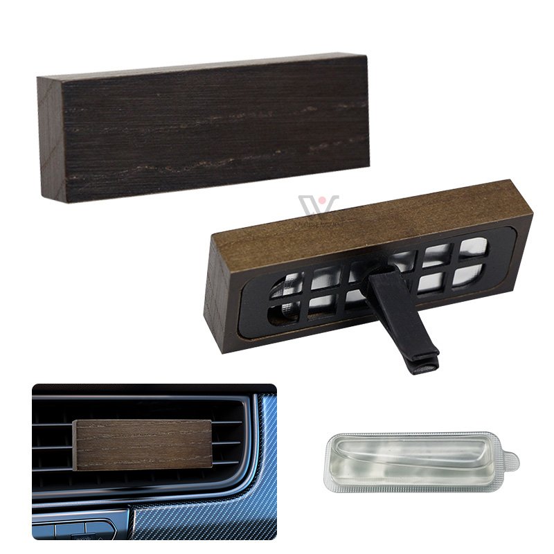 Custom Luxury Aromatic Wood Diffuser Car Perfume Diffuser Clip New Wood Air Freshener
