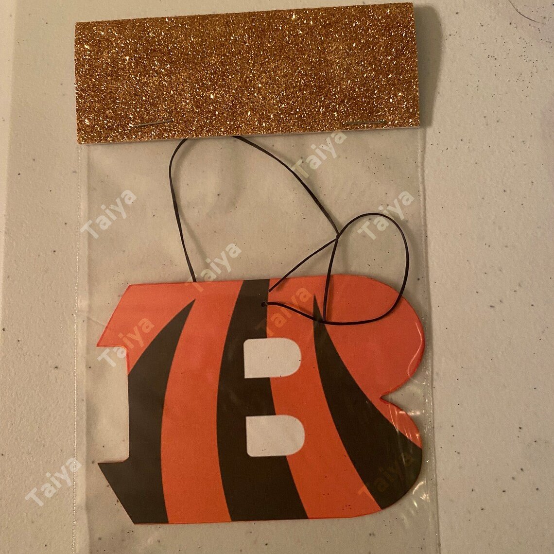 2023 hot-sale customized NFL Bengals High Quality Hanging Car Air Freshener all 32 team Fragrance Paper Card Car Perfume
