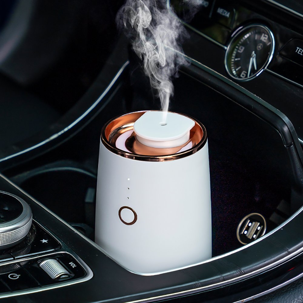 SCENTA Private Label Automatic Scent Car Freshener Diffuser New Refillable Spray Aroma Fragrance Car Air Freshener Manufacturer