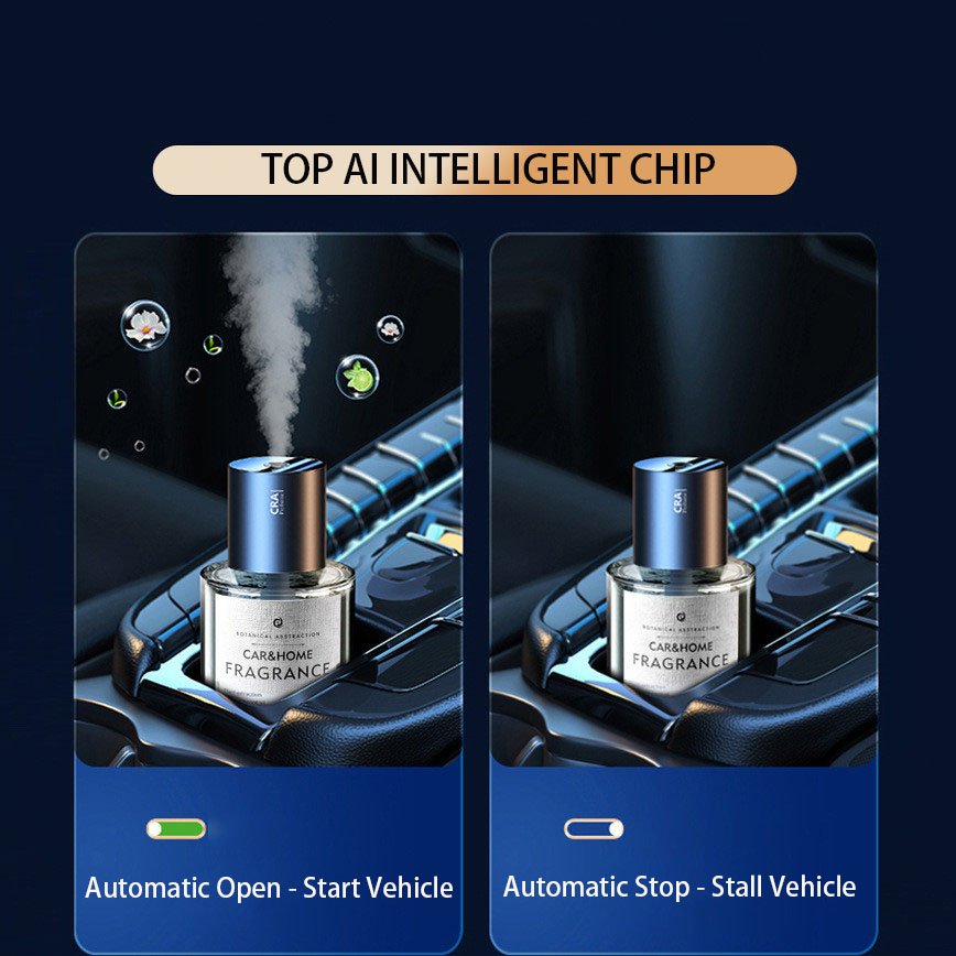 Smart Car Air Fresheners Auto On/Off Car Scent Diffuser Car Scents Air Freshener Portable Wireless Scent Diffuser for Home