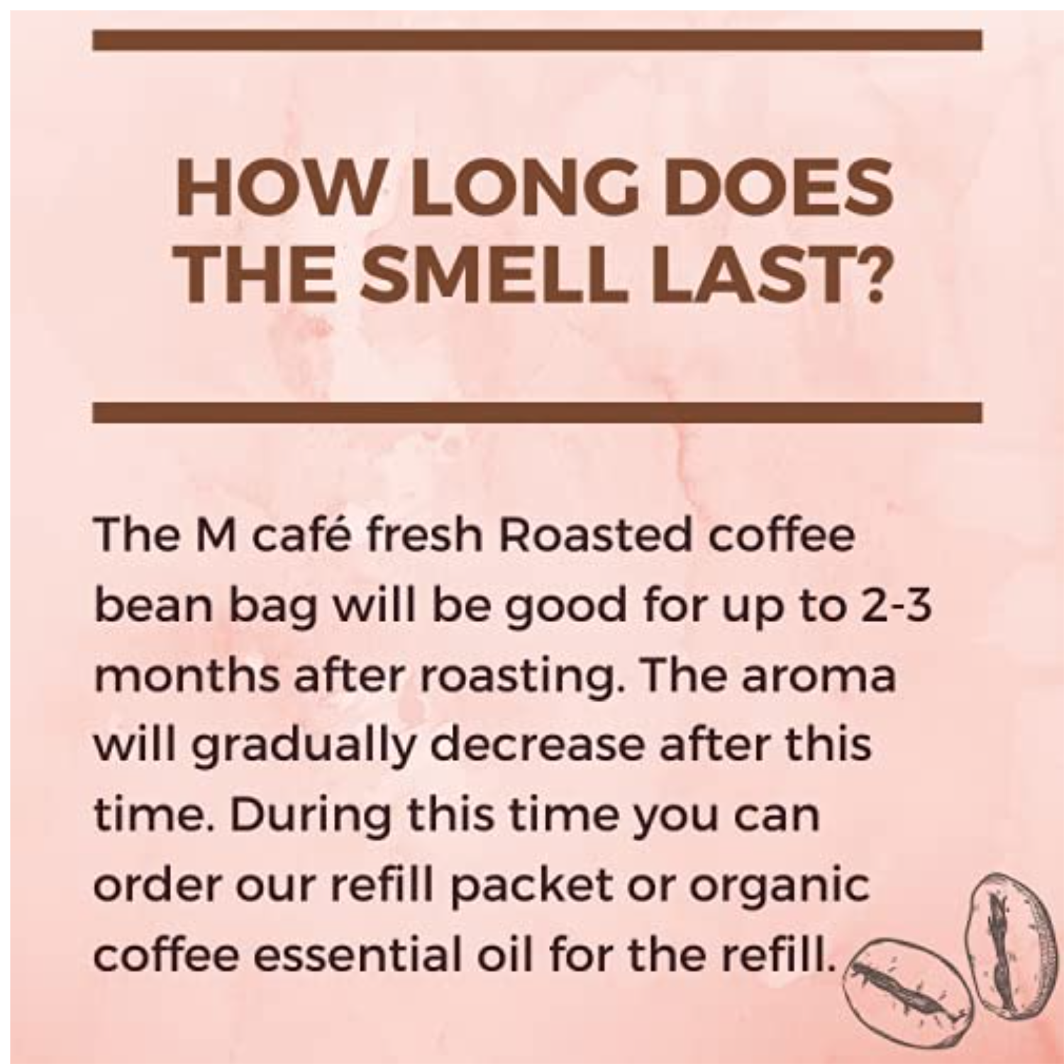 100% Roasted Coffee Beans Car Air Fresheners, Car Air Purifier, No Toxic Chemicals Coffee Bean Bags OEM