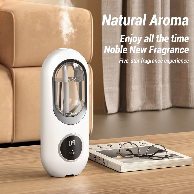 Wholesale Aromatherapy Fragrance Home Aroma Diffusers Digital Display Air Freshener Rechargeable Essential Oil Diffuser