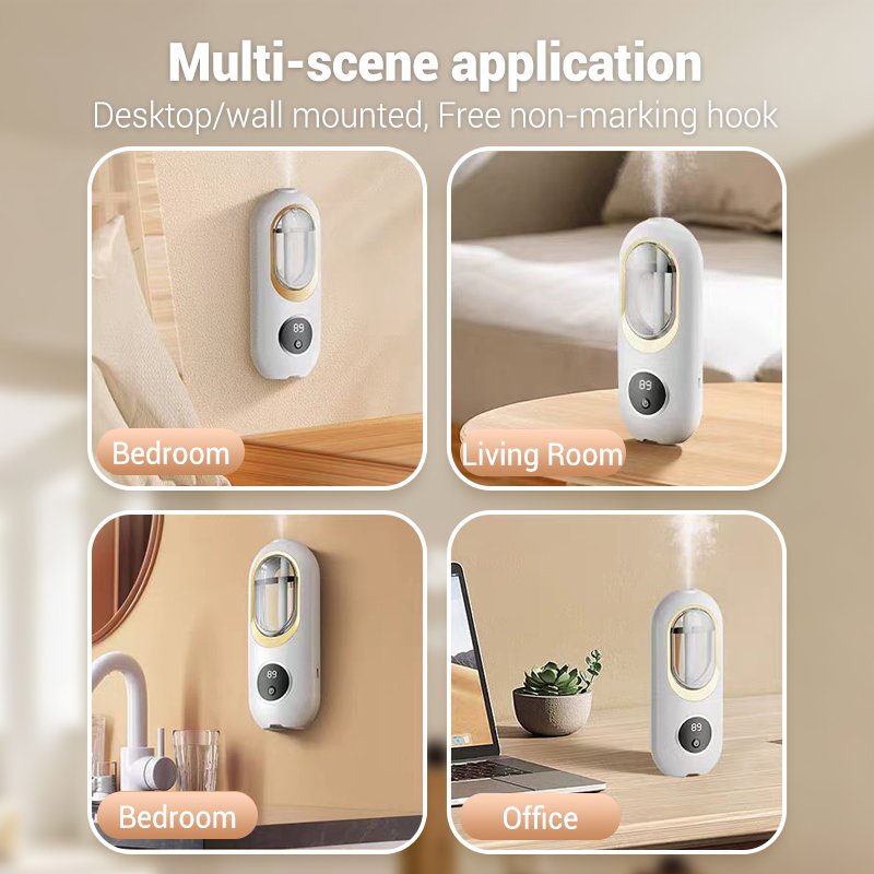 Wholesale Aromatherapy Fragrance Home Aroma Diffusers Digital Display Air Freshener Rechargeable Essential Oil Diffuser