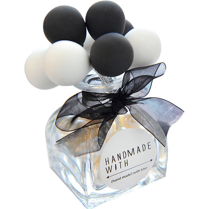 Yijujing Custom fragrance car accessories perfume gel glass bottle aroma auto perfume car air freshener