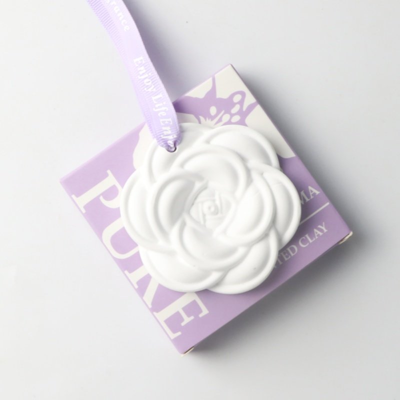 Wholesale Stocked Home Car Wardrobe Air Freshener Scented Ceramic Flower Aroma Porcelain Fragrance Essential Oil Diffuser