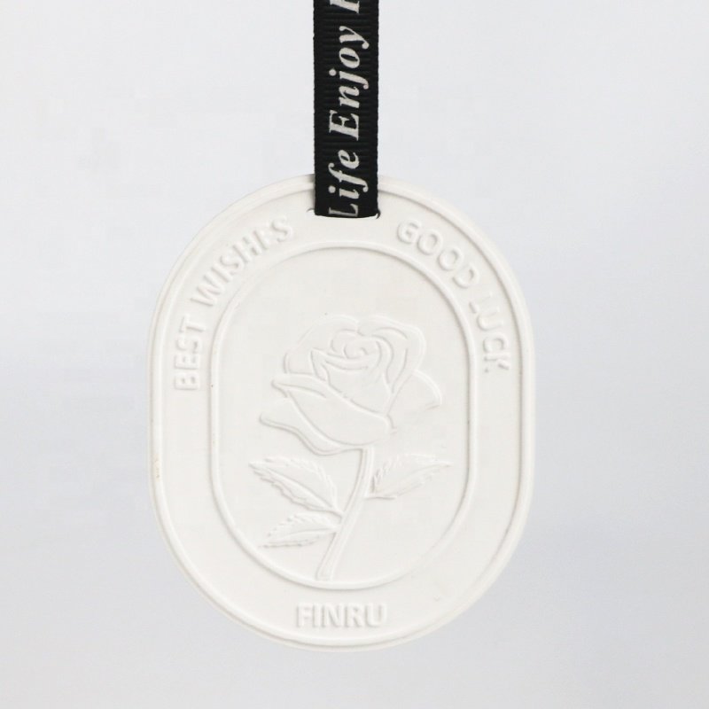 Stocked Gift Set Hanging Car Wardrobe Air Freshener Scented Ceramic Pendant Aroma Plaster Essential Oil Fragrance Diffuser