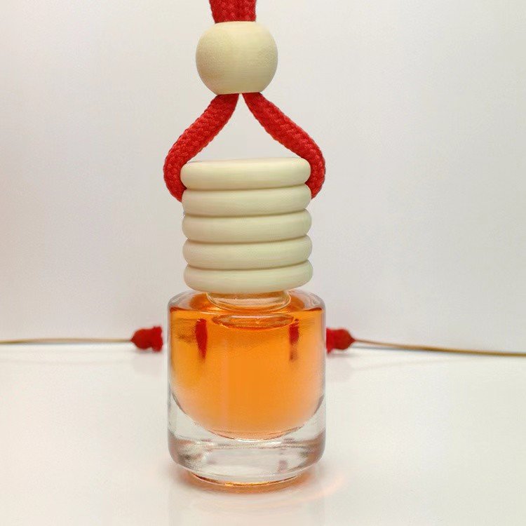 Personalised 8ML Luxury Car Perfume Diffuser Air Freshener Bottle Customised Lily & Ocean Fragrance Hanging Pendant Car Perfume