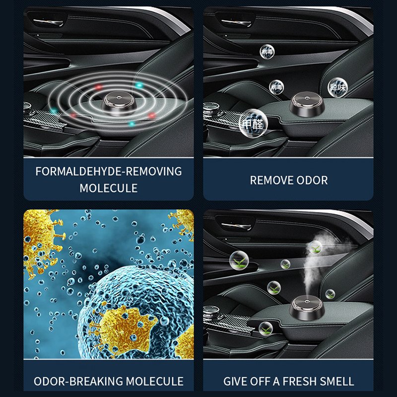 Car diffuser Essential oil diffuser mini humidifier USB Car aromatherapy machine car aroma diffuser