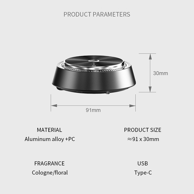 Car diffuser Essential oil diffuser mini humidifier USB Car aromatherapy machine car aroma diffuser
