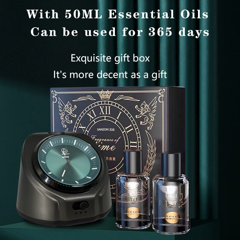 NEW product Smart home appliances Luxury Gift Scent Air Freshener Spray Car Diffuser Wholesale Car Watch Fragrance Diffuser