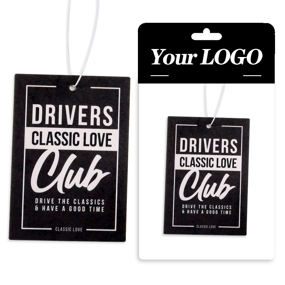 Wholesale custom design paper car air fragrance different smells custom air freshener car with logo