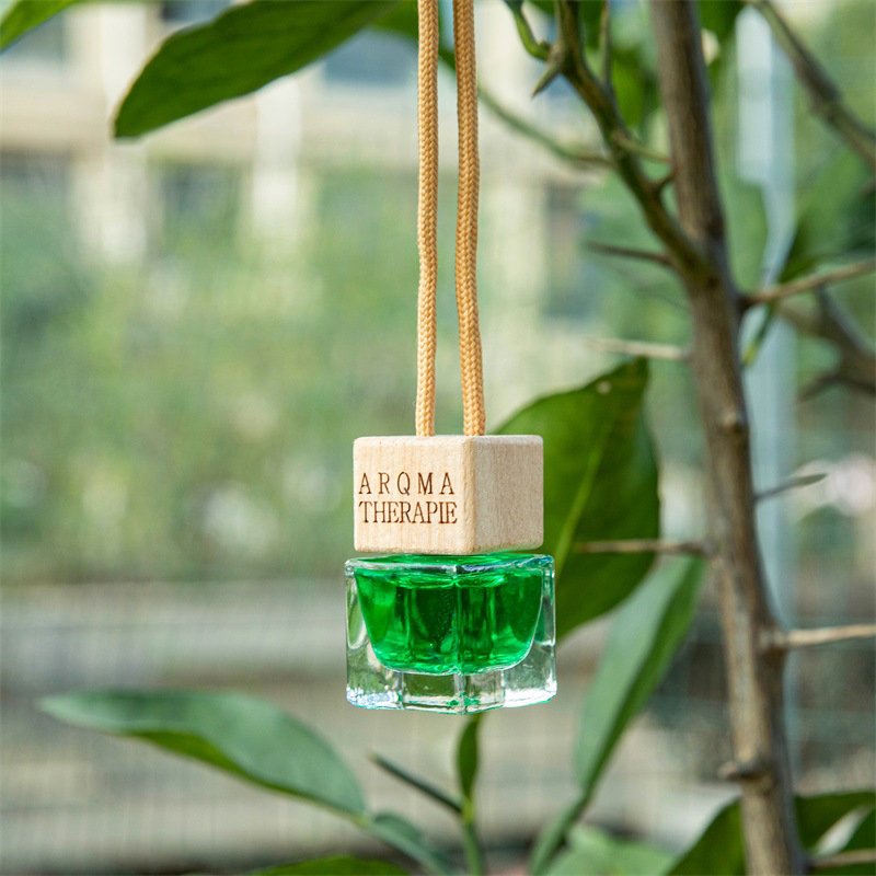 8ml Car Hanging Perfume Bottle Fragrance Air Freshener Empty Glass Bottle Aroma Essential Oil Pendants Diffuser