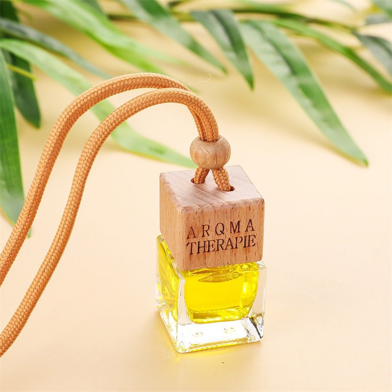 8ml Car Hanging Perfume Bottle Fragrance Air Freshener Empty Glass Bottle Aroma Essential Oil Pendants Diffuser