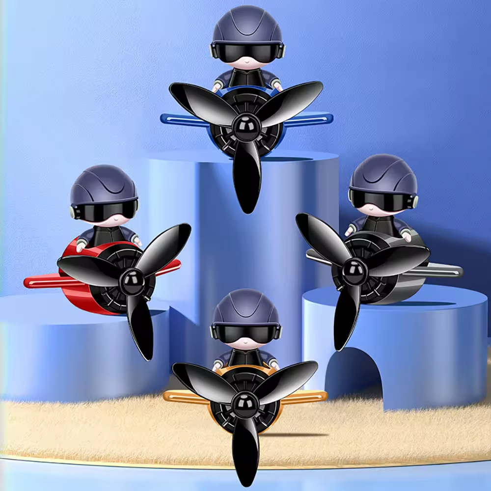 Fashion Wind Vortex Energy Cartoon Pilot Car Air Freshener Fragrance Diffuser Aromatherapy Diffuser