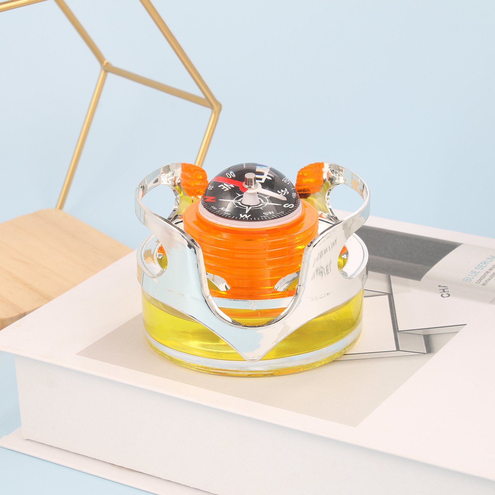 Car Perfume Big eyes with clock Full Range Car Air Freshener Penyaman Udara Kereta