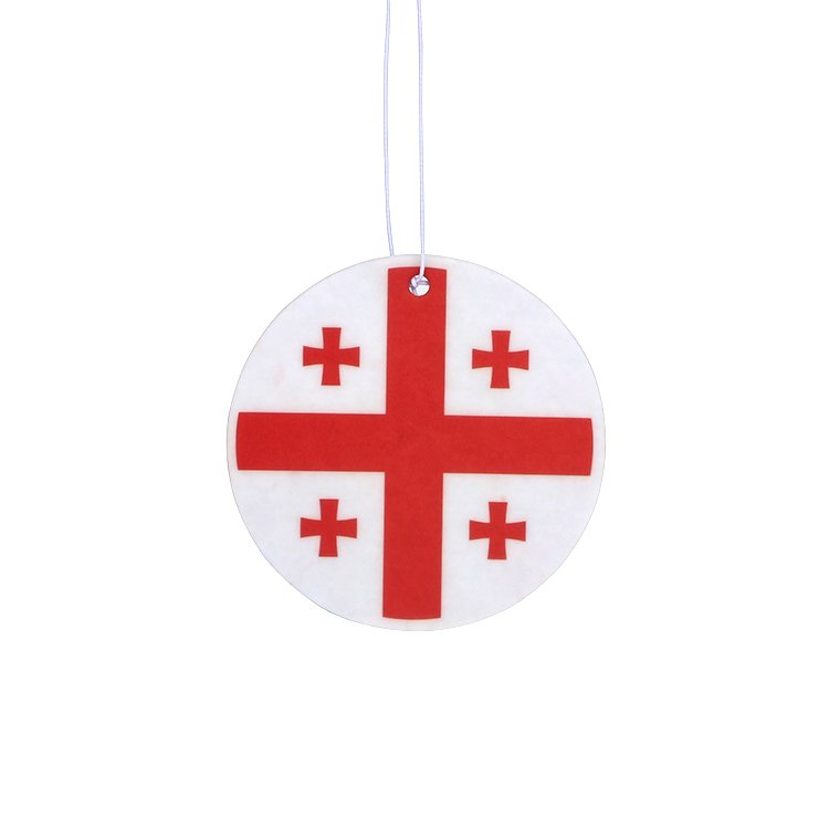 OEM Custom logo cotton paper hanging car air freshener
